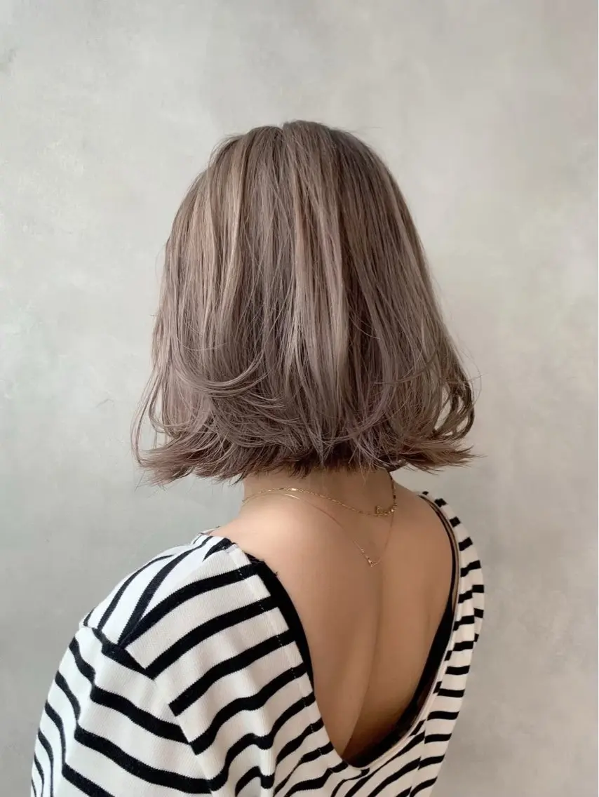 【✨1日1名限定✨】ブリーチ+カラー+最新トリートメント💫＊クイックヘッドスパ付きの写真