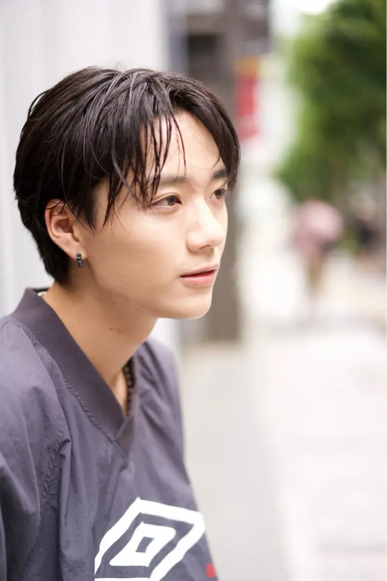 メンズ センターパート メンズ韓国風 カット 小沼 裕太のヘアスタイル