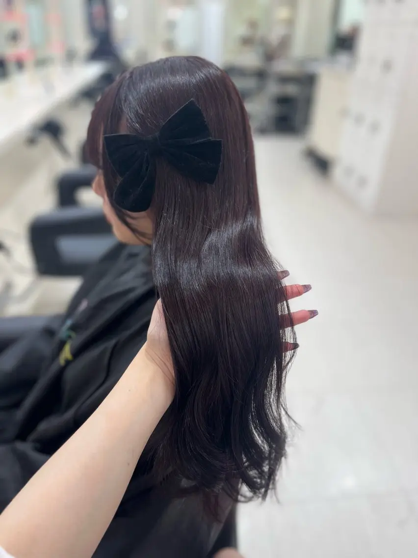 カラー ヘアカラー トリートメント ベージュ・ラベンダー カラー🎀りりのヘアスタイル