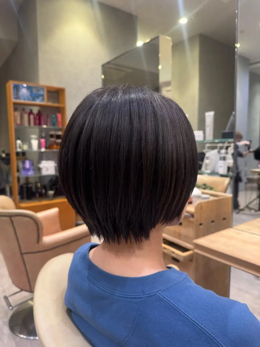 ショート 小顔ボブショート🌸 hinakoのヘアスタイル