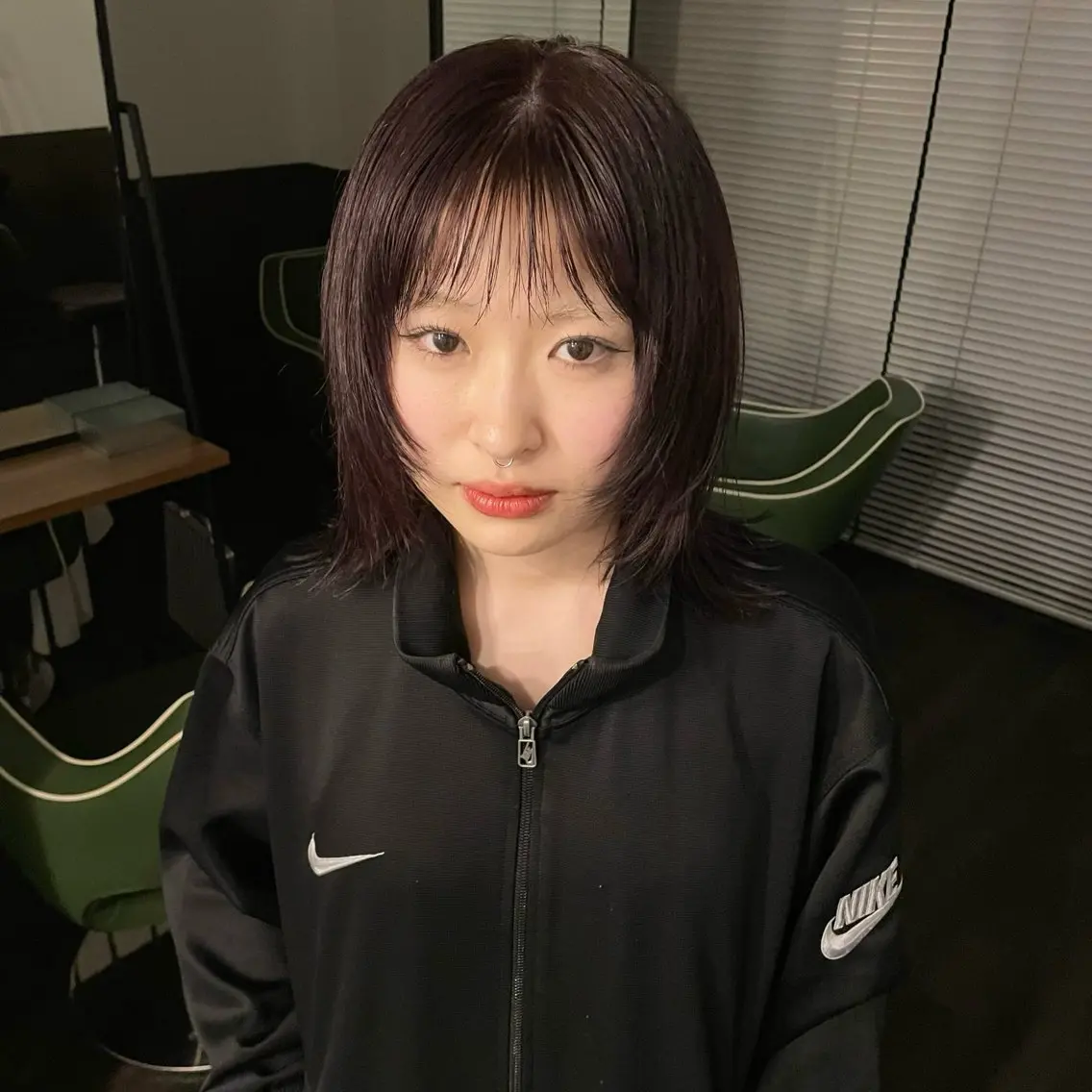 セミロング カラー ヘアアレンジ 新高円寺 Miranoのヘアスタイル