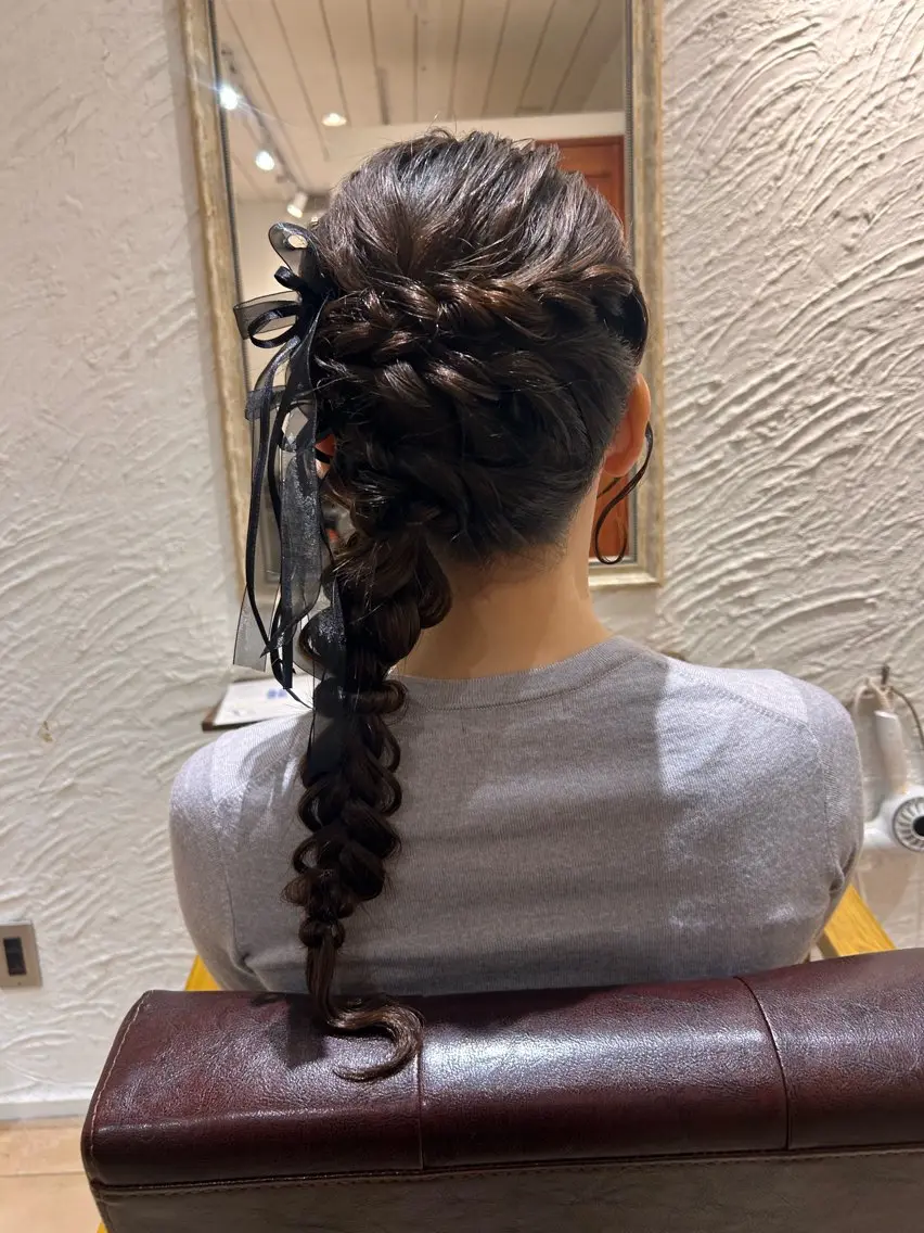 ヘアアレンジ 🎀ツヤ髪×モテヘア 🎀池袋/カナエのヘアスタイル