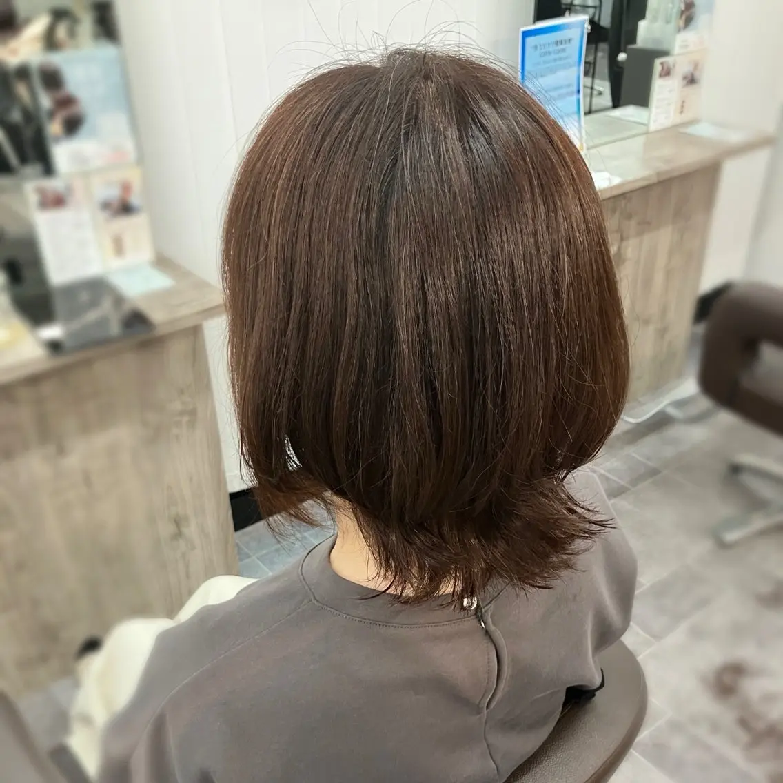ショート ボブ くびれヘア Dolceカレン /カットモデル募集中のヘアスタイル