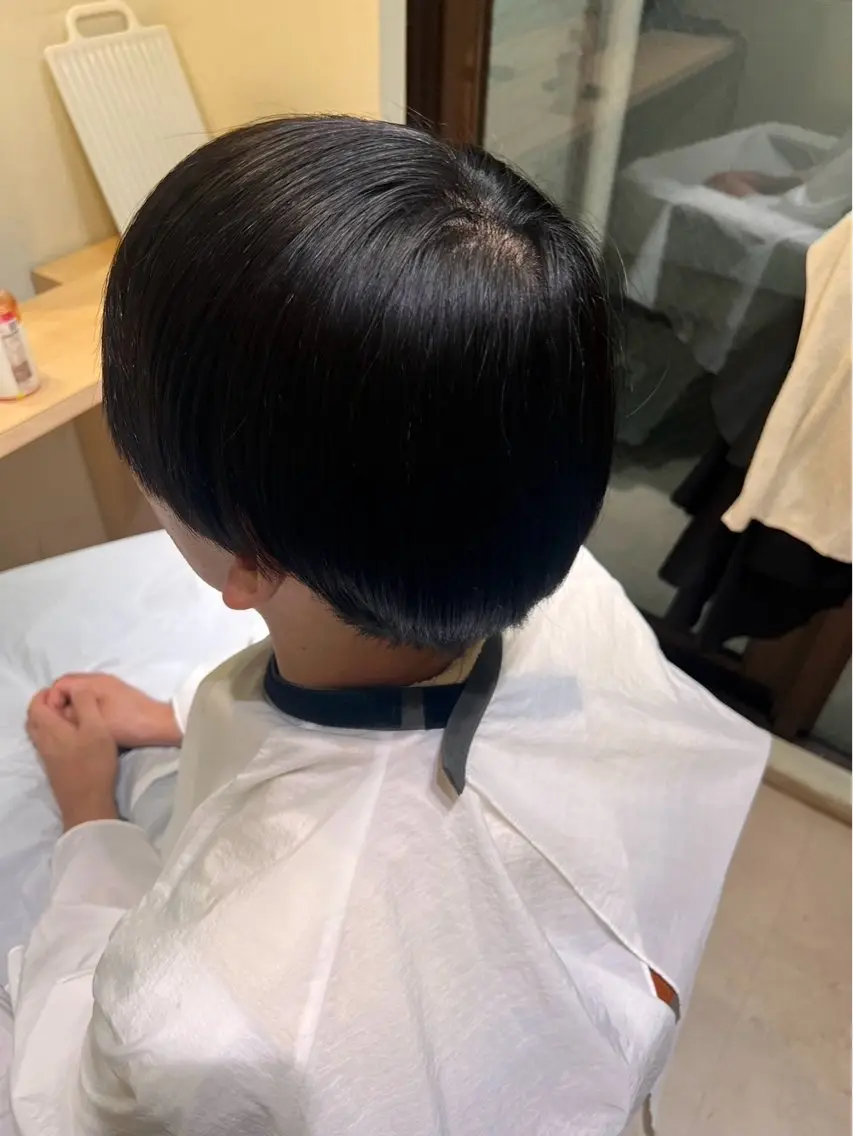 オーダーメイド メンズスタイル縮毛矯正（自然な丸み重視）の写真