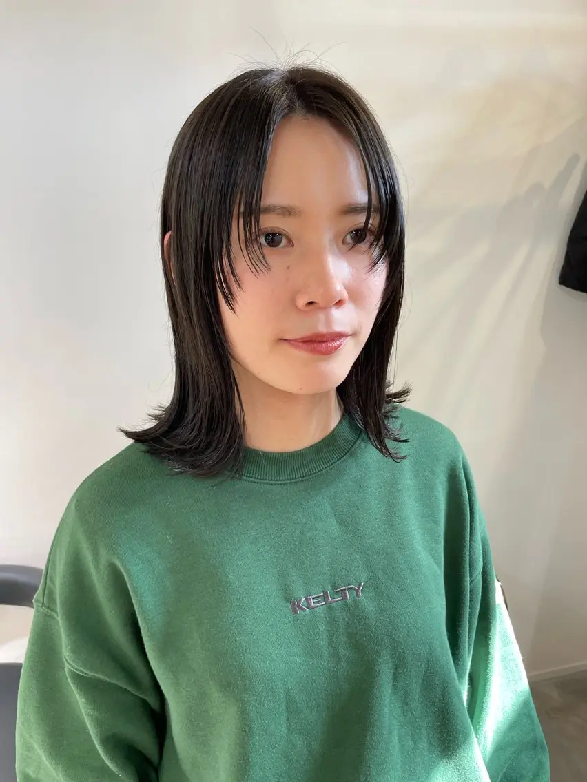 カット＋ワンカラー(ブリーチなし)＋2stepトリートメントの写真