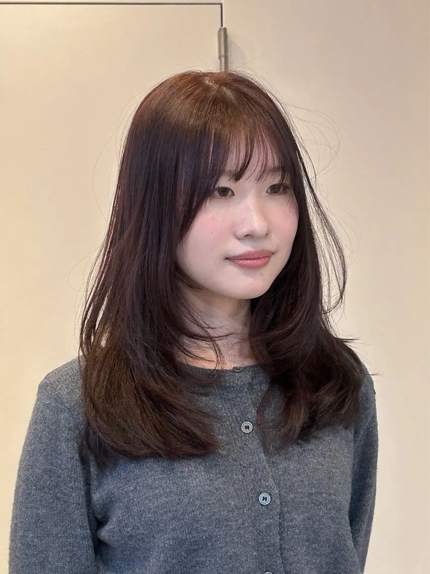 レイヤーカット＋🫧大人気イルミナカラーアディクシー🫧＋Aujua3 STEPトリートメントの写真
