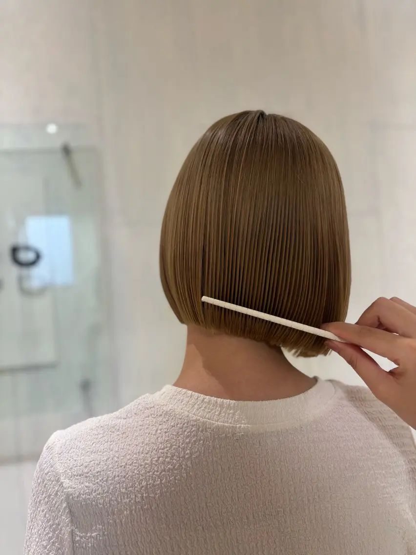 ショート カット トリートメント yui🥀/ボブ /ブリーチなしカラーのヘアスタイル