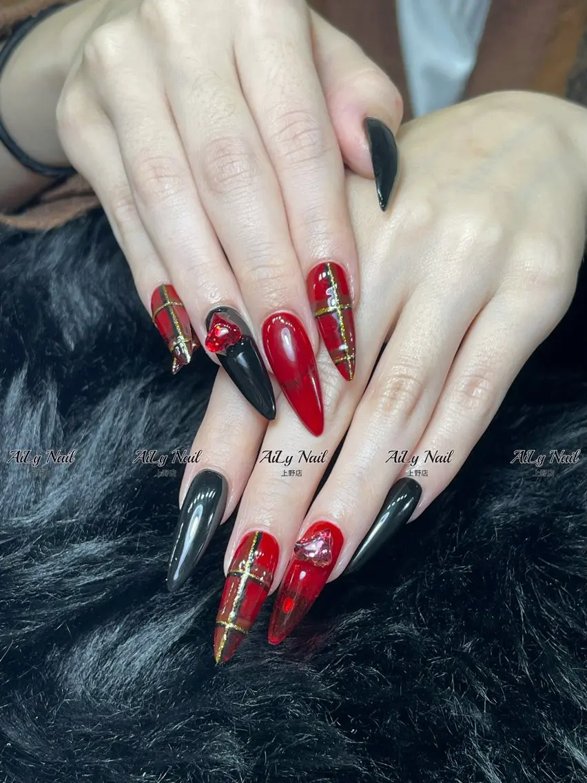 ネイル アートネイル ジェルネイル マグネットネイル ニュアンスネイル シンプルネイル ハンドネイル AiLy Nail 上野店のネイルデザイン