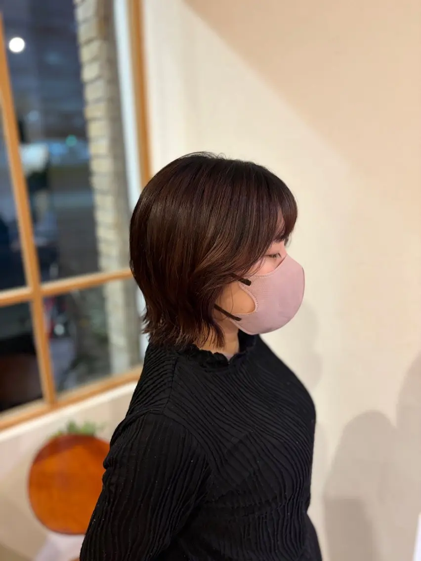 ショート ボブ 木田 絢子のヘアスタイル