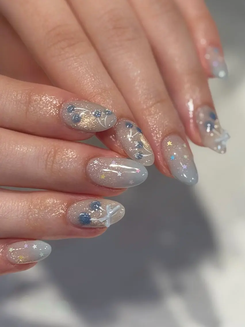 ネイル アートネイル 春ネイル yume 🎀大人ガーリー🎀のネイルデザイン