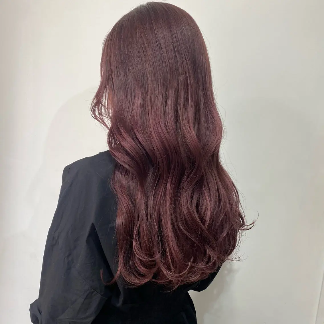 ロング カラー ピンクカラー ピンクパープル パープルカラー 髙橋 秀果のヘアスタイル