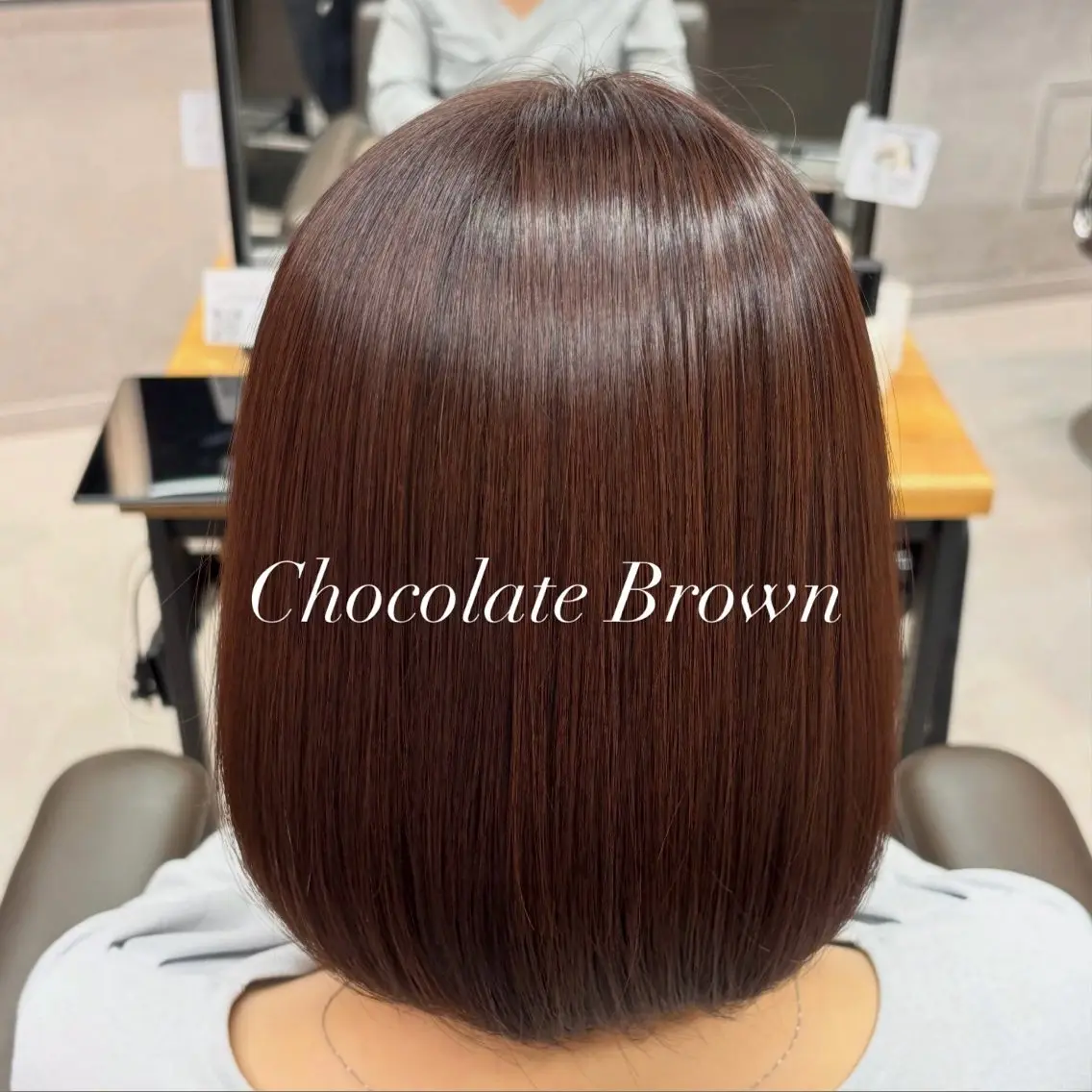 ショート カラー ブラウンカラー チョコレートブラウン オリーブブラウン 似合わせカット ヘアカラー 艶カラー✨️髪質改善 🪽縮毛矯正mamiのヘアスタイル