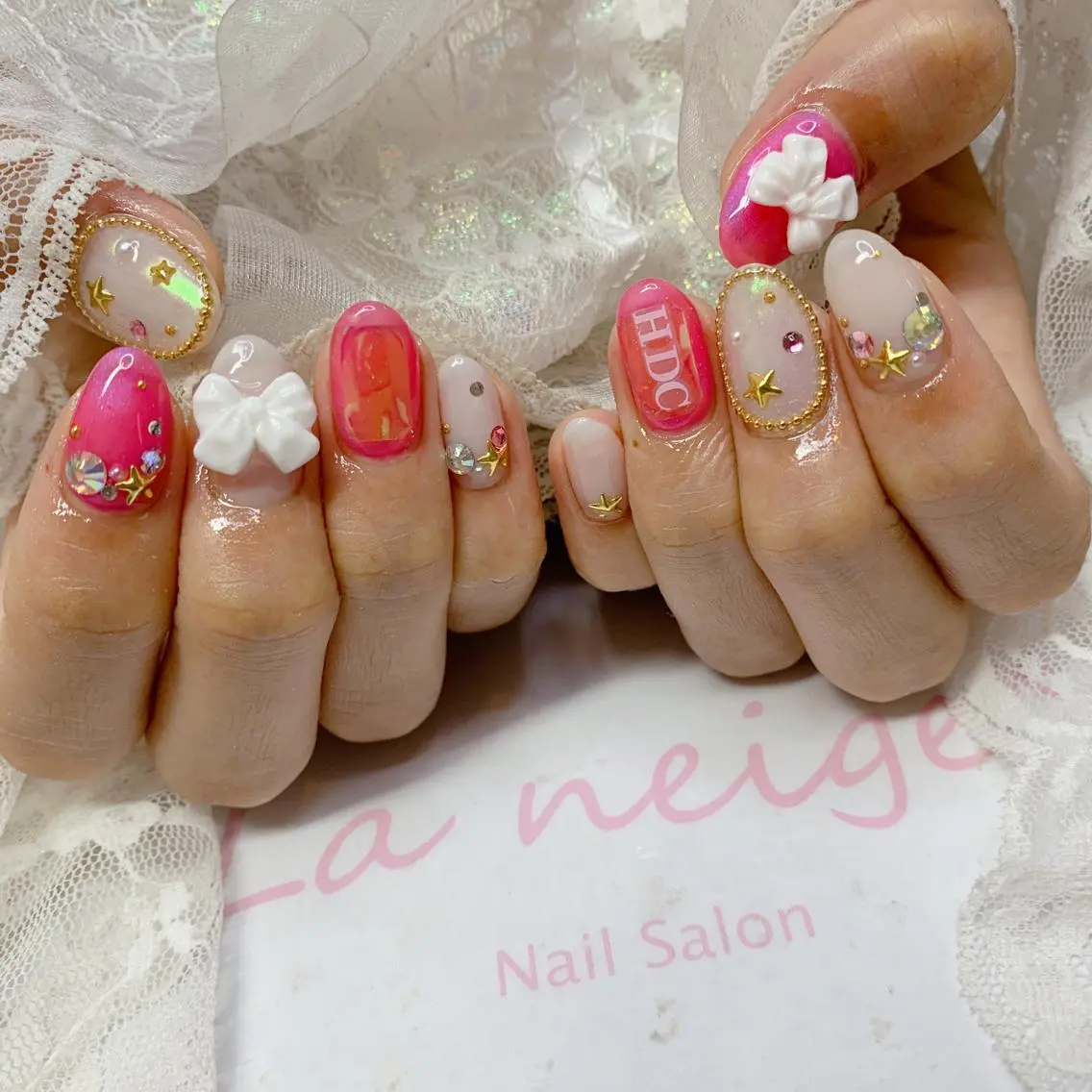 ネイル ハンドネイル La neige* yuki 🐩🌙のネイルデザイン