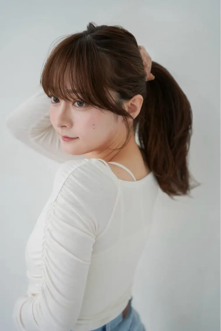 ミディアム カット ヘアカラー トリートメント _WHITE 天神店のヘアスタイル