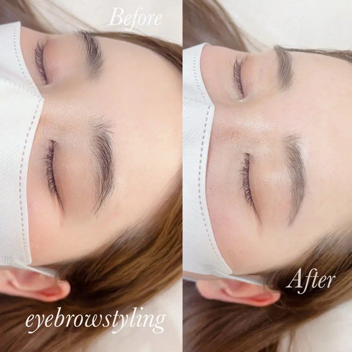 美眉スタイリング【デザイン+ wax脱毛+間引き+メイク】の写真