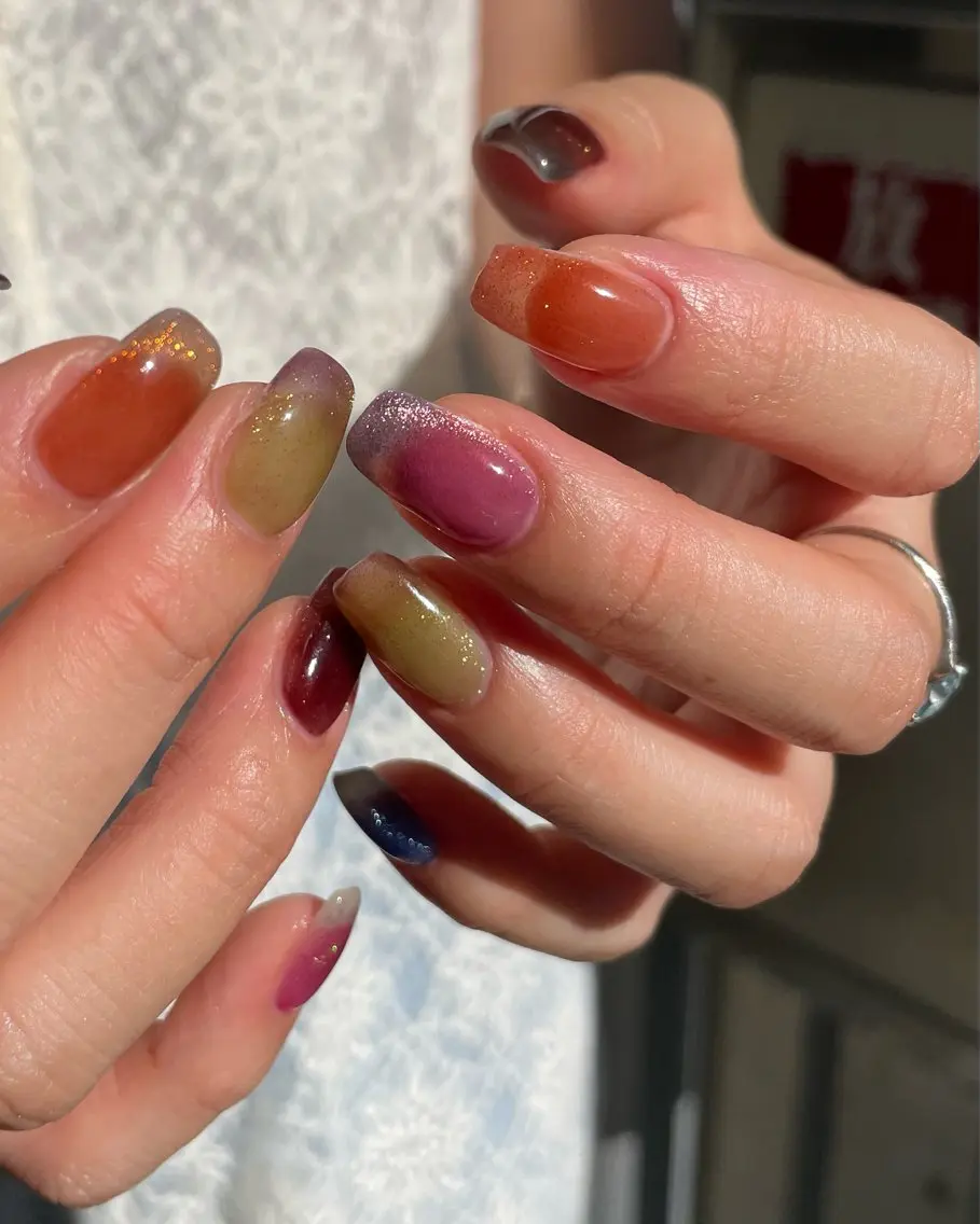 【✨人気NO.1 ニュアンス10本アート✨】デザイン迷われてる方はこちらがおすすめ🪄🙆♀️リピーター様の写真