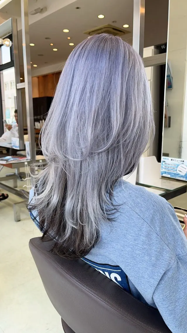 ロング カット ヘアカラー wil西宮レイヤー 西村徹のヘアスタイル