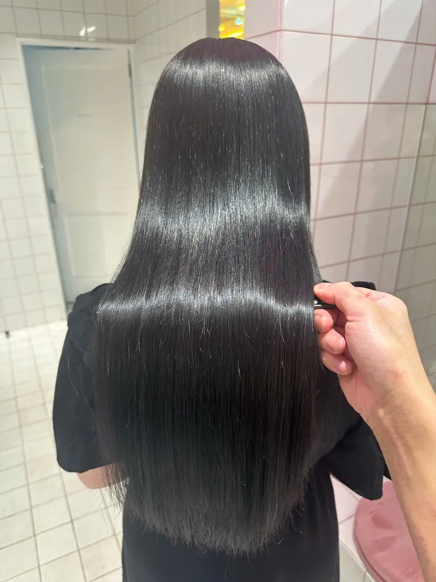 セミロング ヘアカラー トリートメント ✨縮毛矯正✨レイヤー ホウダカズヒロのヘアスタイル