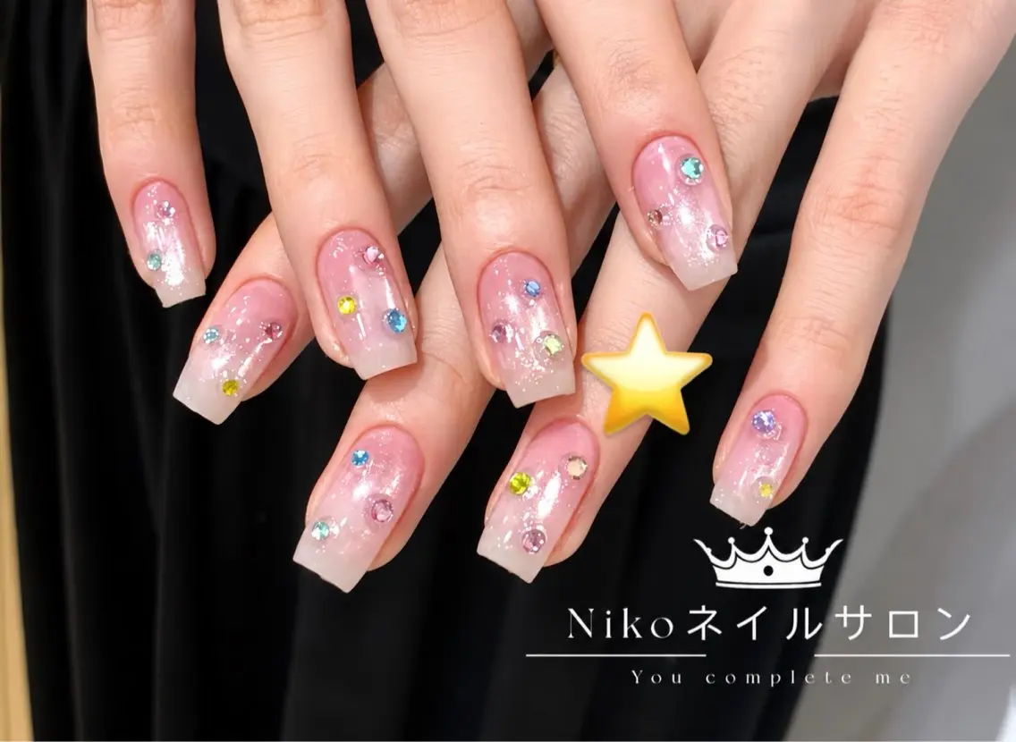 ネイル チークネイル 長さ出し フットネイル フレンチネイル ジェルネイル ハンドネイル NIKO NAIL 柏のネイルデザイン
