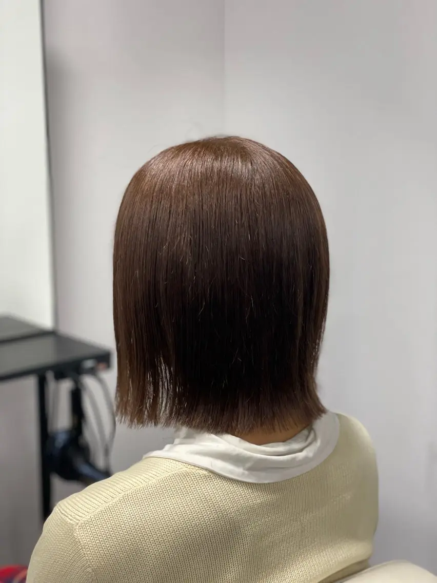 ショート カラー ベージュカラー カット ヘアカラー トリートメント SYOMA/ 透明感カラー/艶髪のヘアスタイル