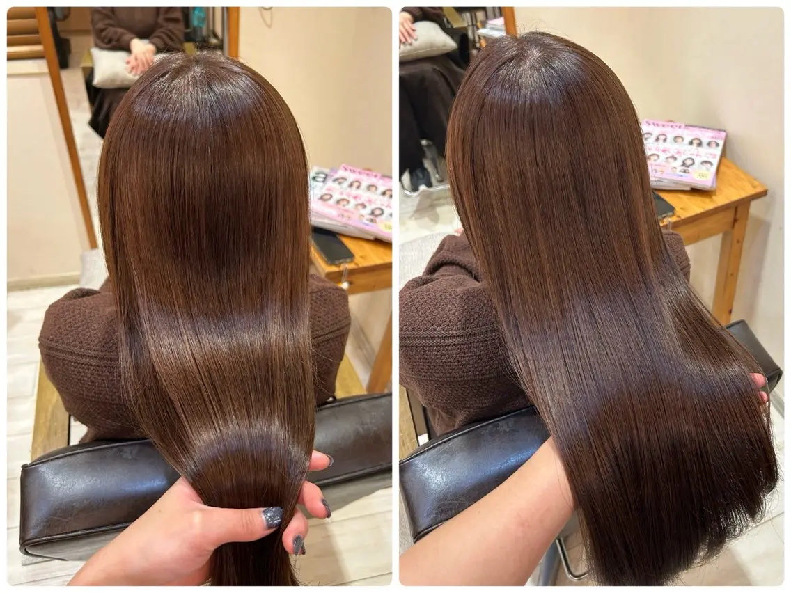 透明感カラー×顔周り mizuki🫧のヘアスタイル