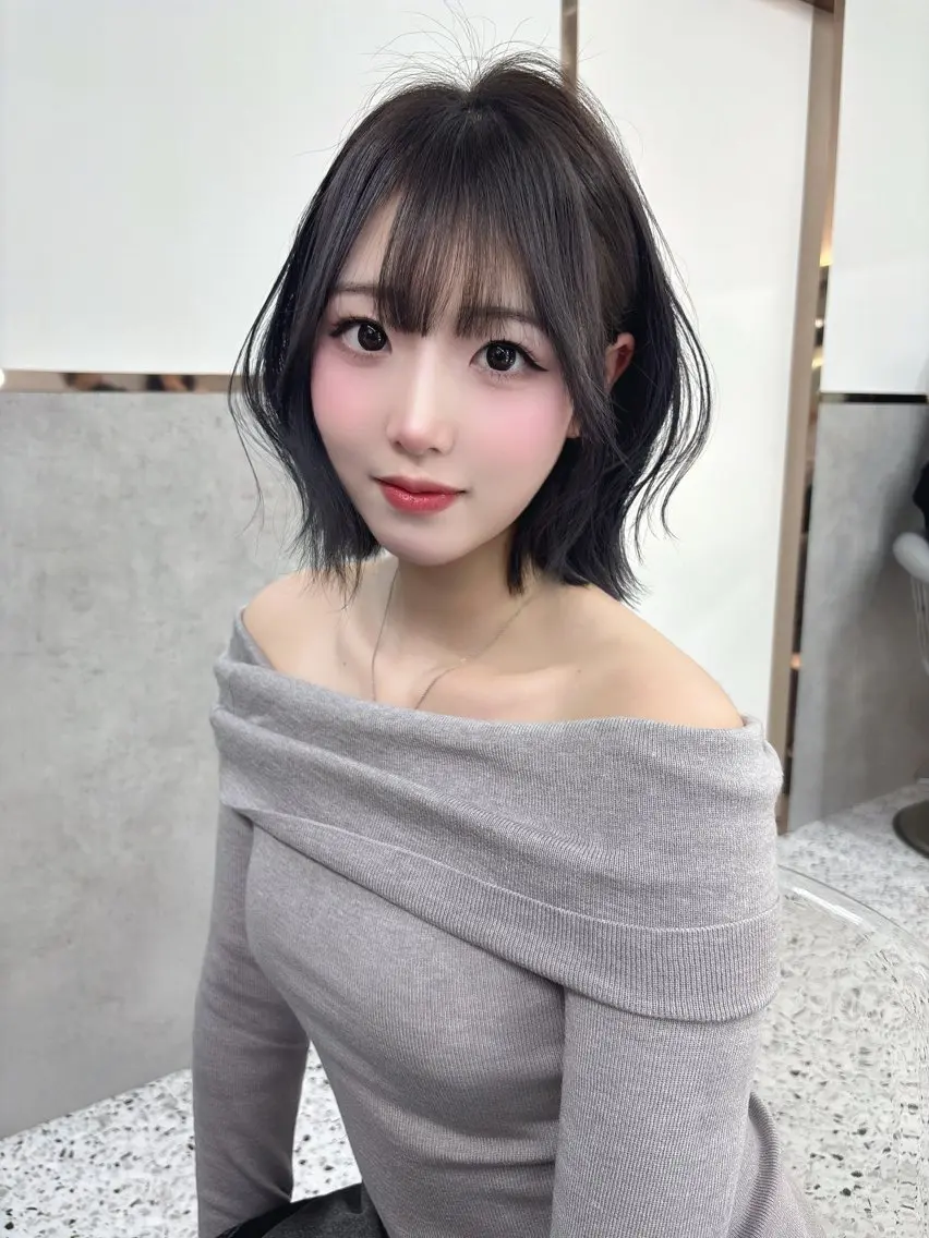 【ポイント縮毛矯正】カット+縮毛矯正+トリートメント。✧。・゚の写真