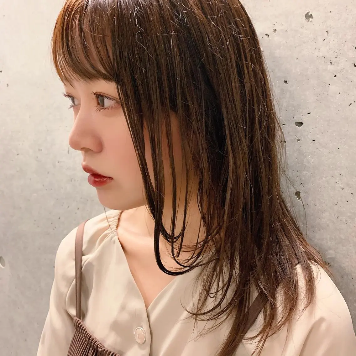 ロング カラー 中川 竜誠のヘアスタイル