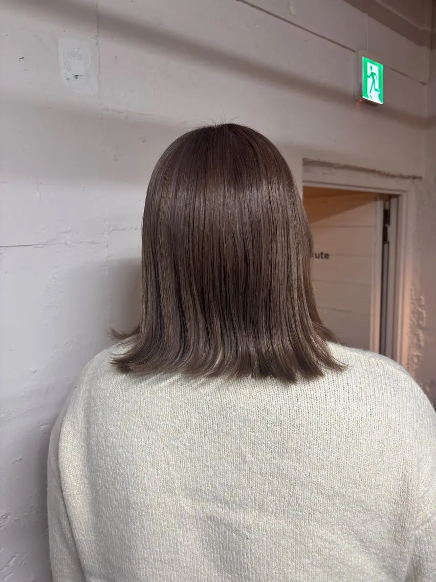 ミディアム カラー 🩵似合わせカット SEIRA🩵のヘアスタイル