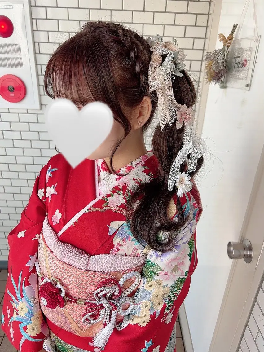 ヘアアレンジ ヘアセット 大人可愛いヘアメイク 💋🧚♀️しずかのヘアスタイル