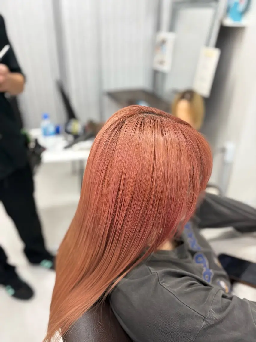 ロング 髪質改善 縮毛矯正 盛れ暖色デザイナー/ 髪質改善/Shionのヘアスタイル