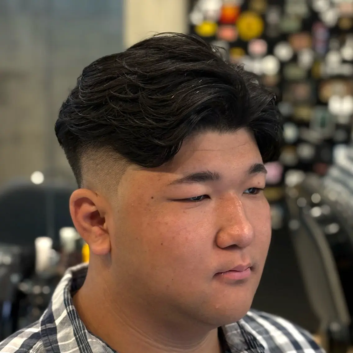パーマ メンズ ビジネス フェードカット メンズパーマ カット パーマ トリートメント 🧬渋谷メンズ特化 ソウタ｜店長🧬のヘアスタイル