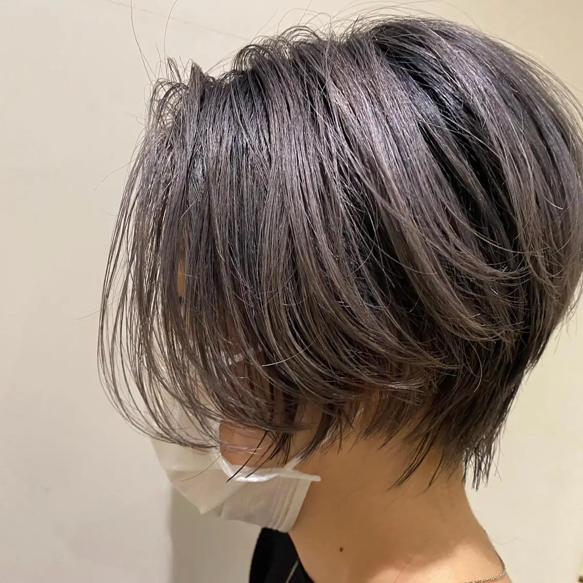 ショート カラー カット トリートメント レイヤー×艶髪特化 マネージャー安藤光司のヘアスタイル