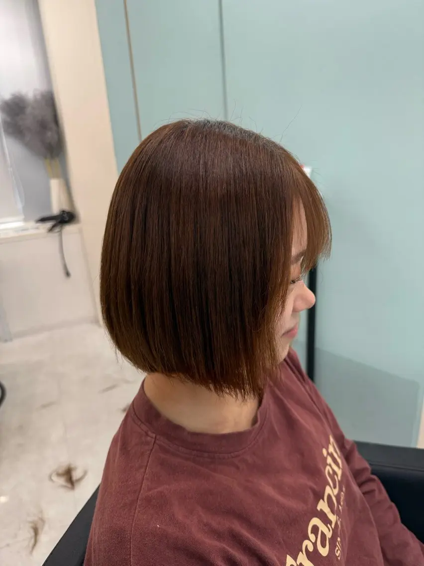 ショート 髪質改善 トリートメント MAHO/透明感カラ ー/髪質改善🍒のヘアスタイル