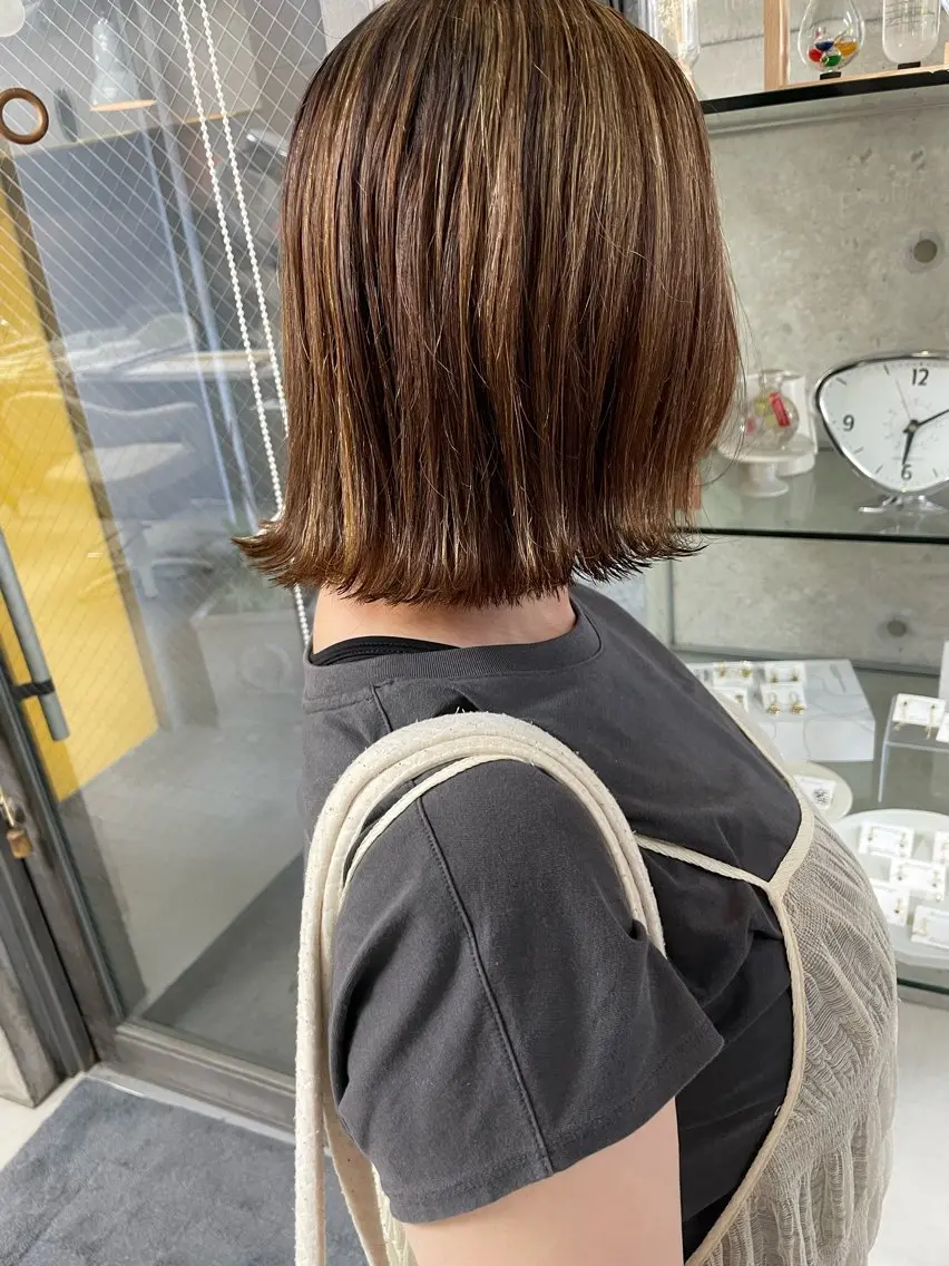 ショート カラー カット ヘアカラー 坂本 沙也加のヘアスタイル