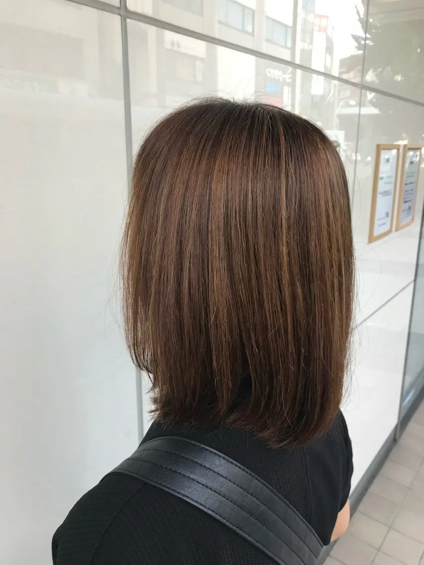 ミディアム カラー ヘアアレンジ WE BE PARSLEY3のヘアスタイル