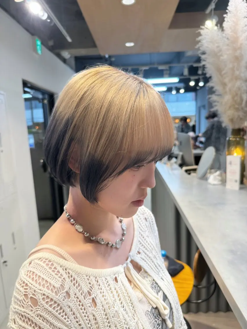ショート ヘアカラー トリートメント 神パーマ&ツヤ髪 黒田ダイのヘアスタイル