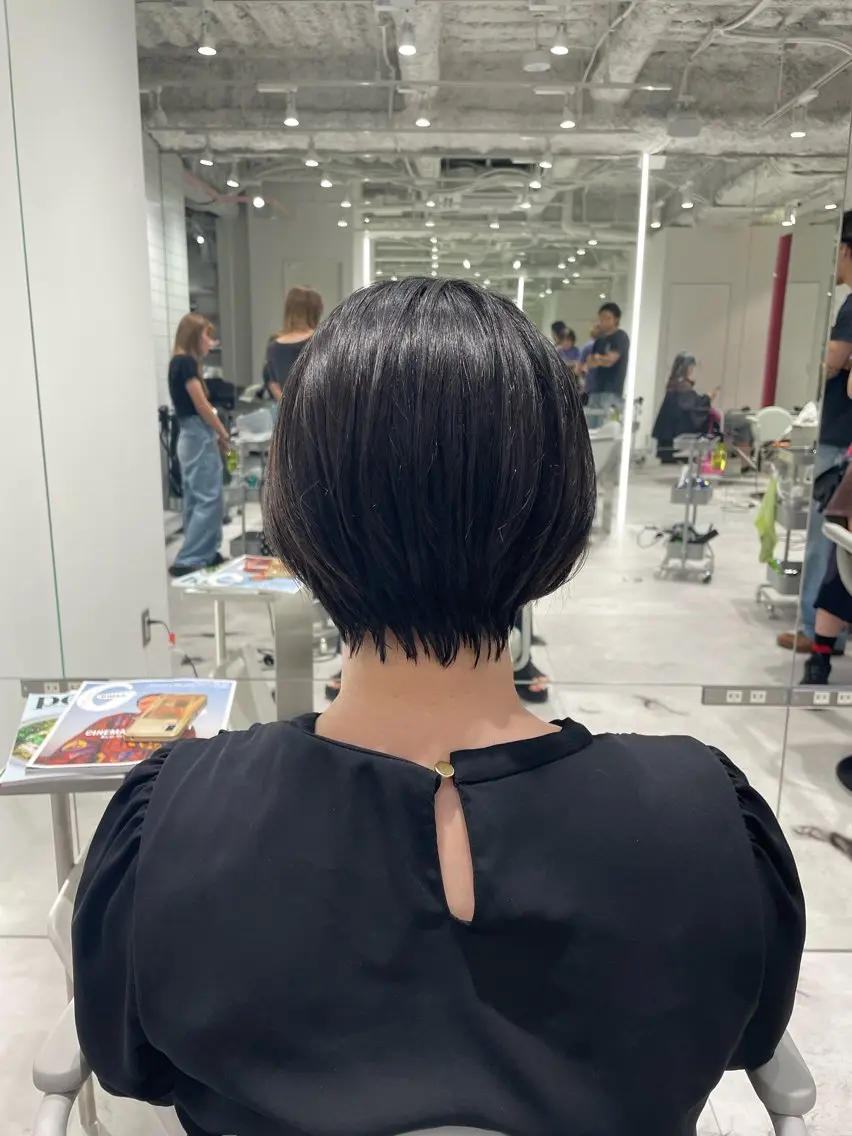 ショート ショートヘア レイヤー♡ 石川優奈のヘアスタイル