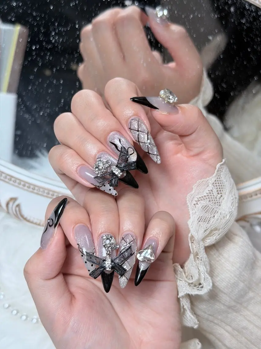 ネイル 長さ出し ロングネイル スカルプネイル スーパーロングネイル ハンドネイル Sully Nail  Labのネイルデザイン