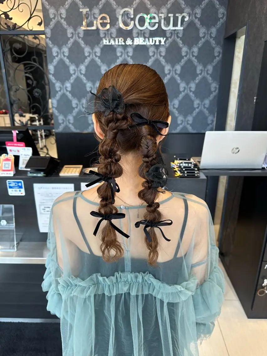 ヘアアレンジ 大口 楓のヘアスタイル