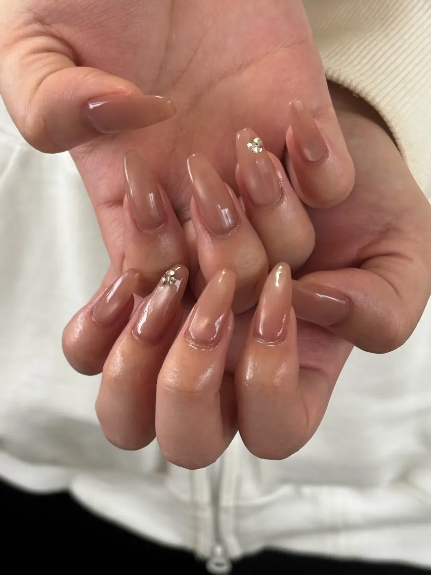 ネイル フラッシュネイル ジェルネイル キラキラネイル 水色 マグネットネイル ハンドネイル tamu nail 　金町のネイルデザイン