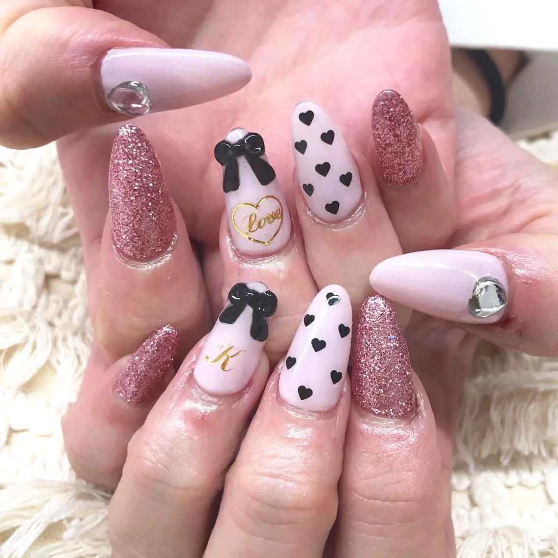 ネイル ピンク ハンドネイル MAYME TAMAKIのネイルデザイン