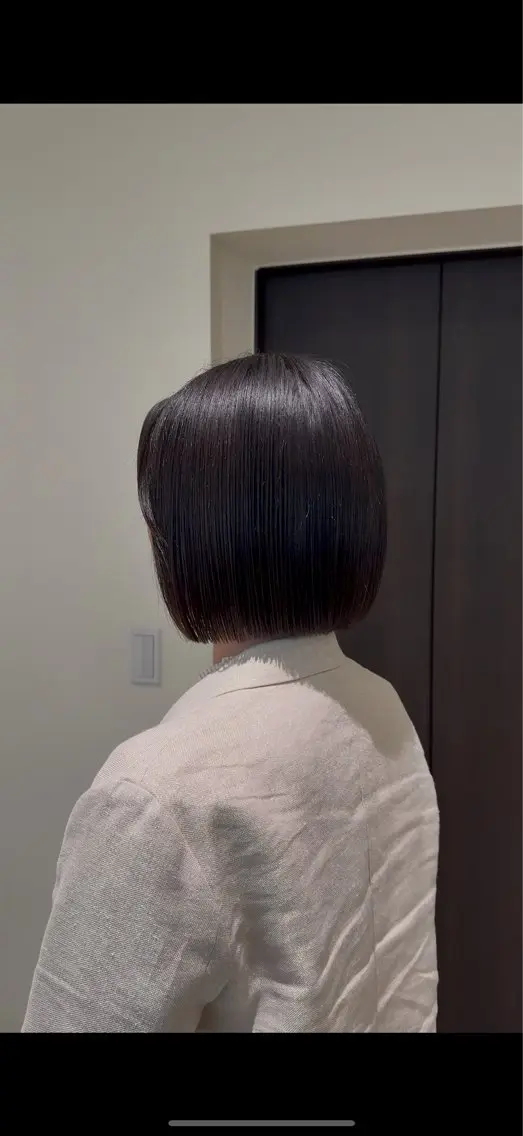 ボブカット＋𝐀𝐮𝐣𝐮𝐚4steptreatmentの写真