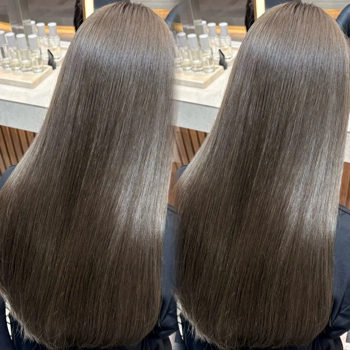 カラー 田中 柚莉愛のヘアスタイル