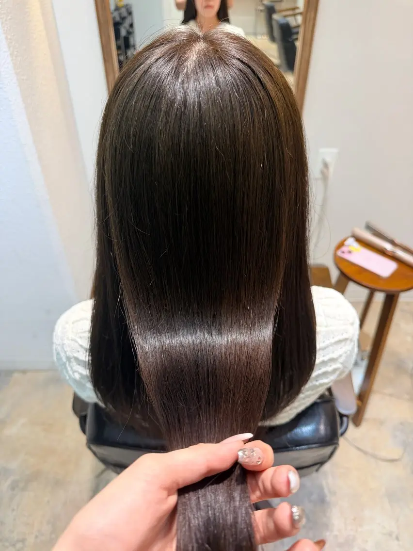 ロング カット ヘアカラー 🎀ブリーチなしカラ ー🎀Mizukiのヘアスタイル