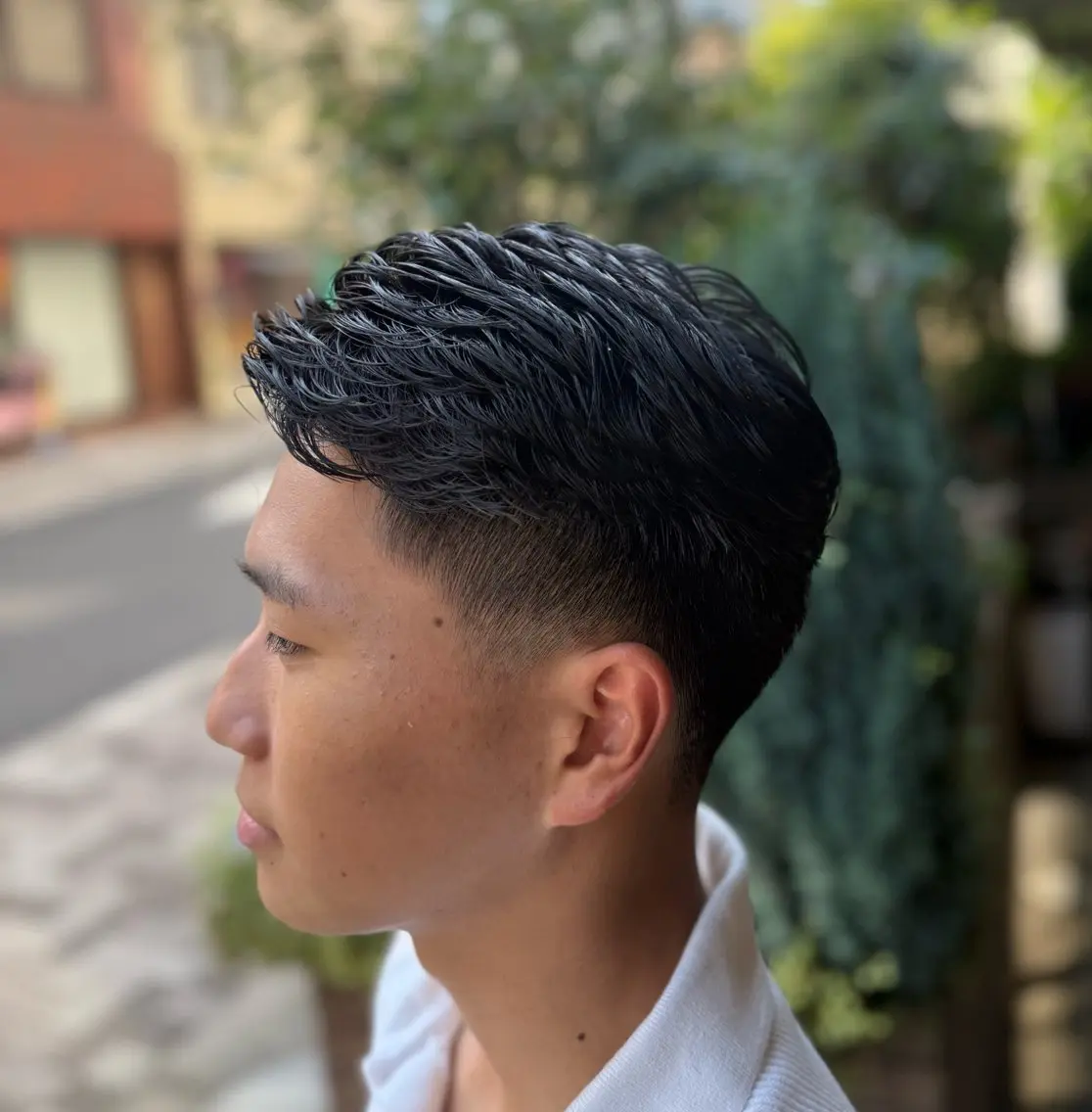 【朝のセットを簡単に】メンズカット+ビジネスパーマの写真
