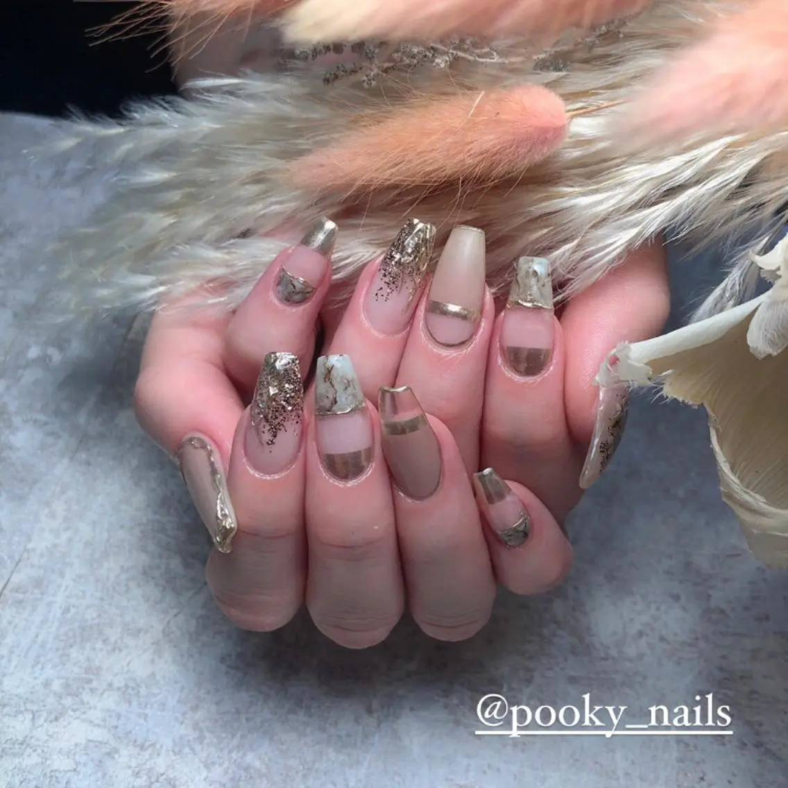 ネイル ハンドネイル Pooky nailsのネイルデザイン