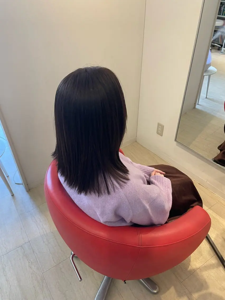 ミディアム lachiq R+ カイトのヘアスタイル