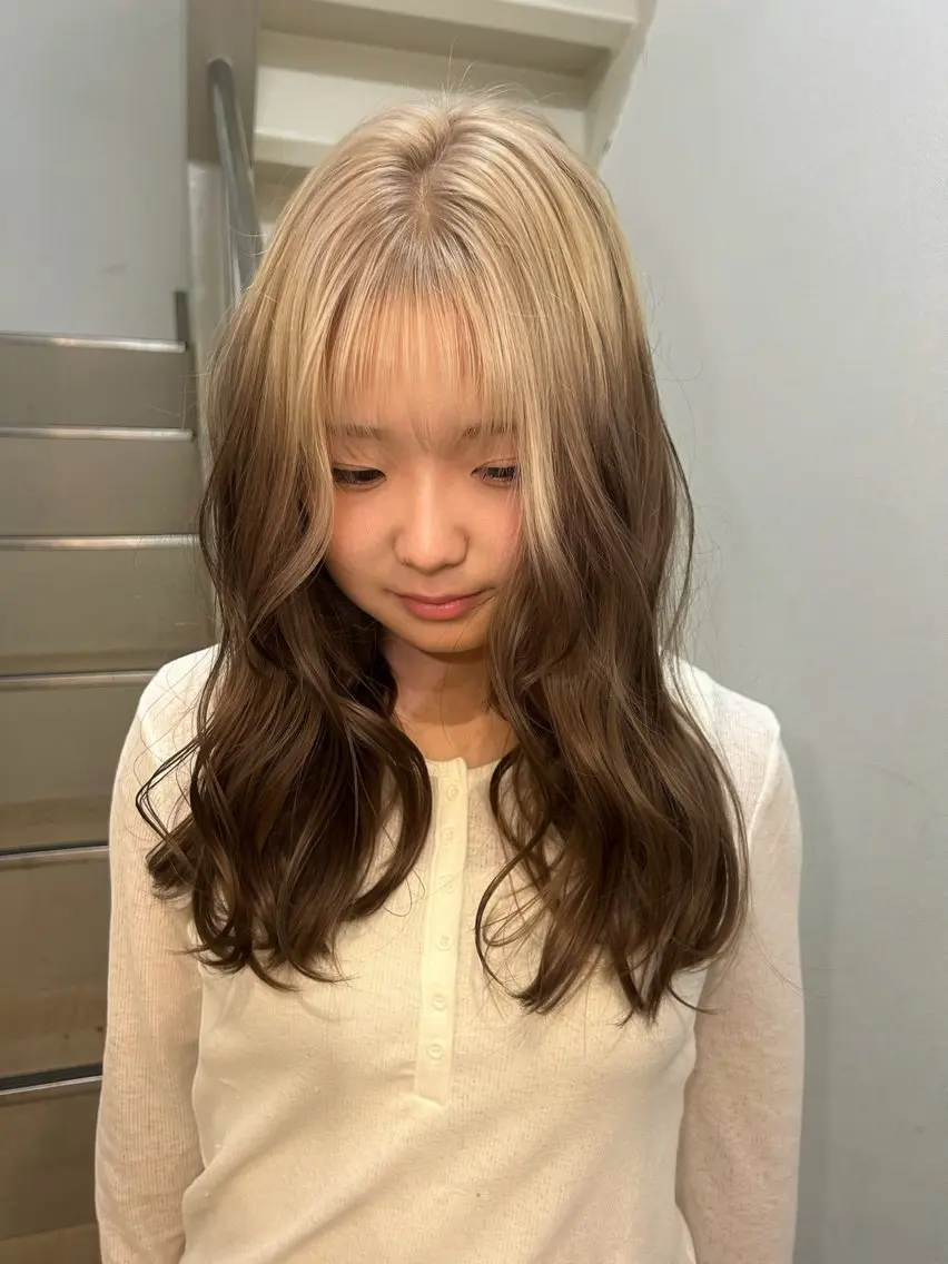 ロング ヘアカラー hair&eye🎀 /momoKaのマツエク・マツパデザイン