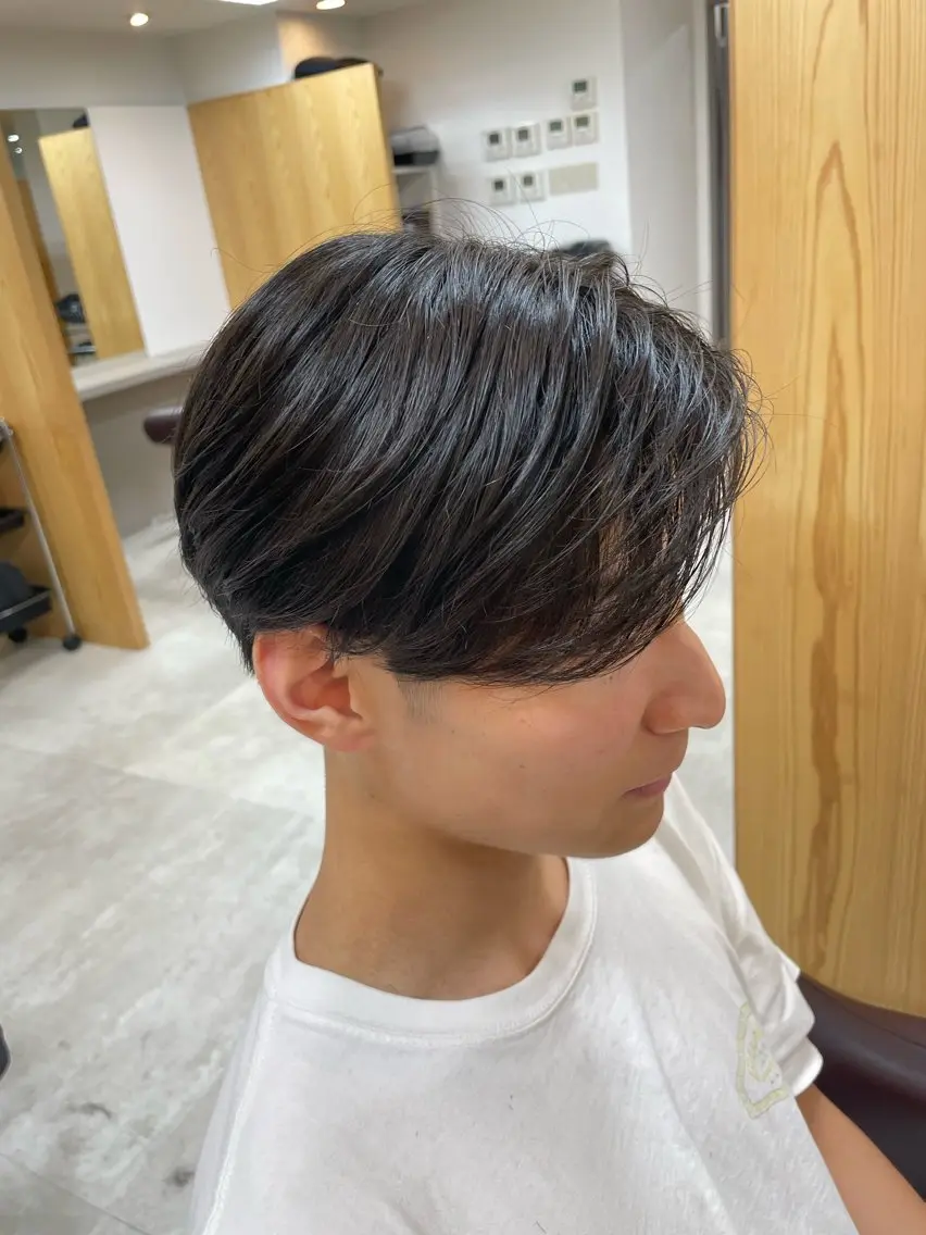 ミディアム メンズ CHIRU hair salonのヘアスタイル