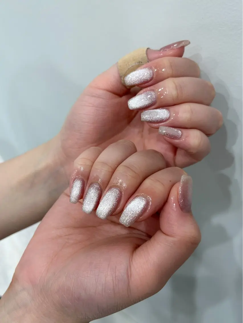ネイル マグネットネイル ハンドネイル Kaede : 韓国ネイル🎀のネイルデザイン